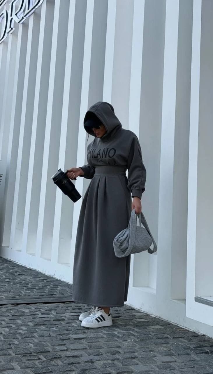 پیراهن فوتر کلاهدار — تصویر ۸