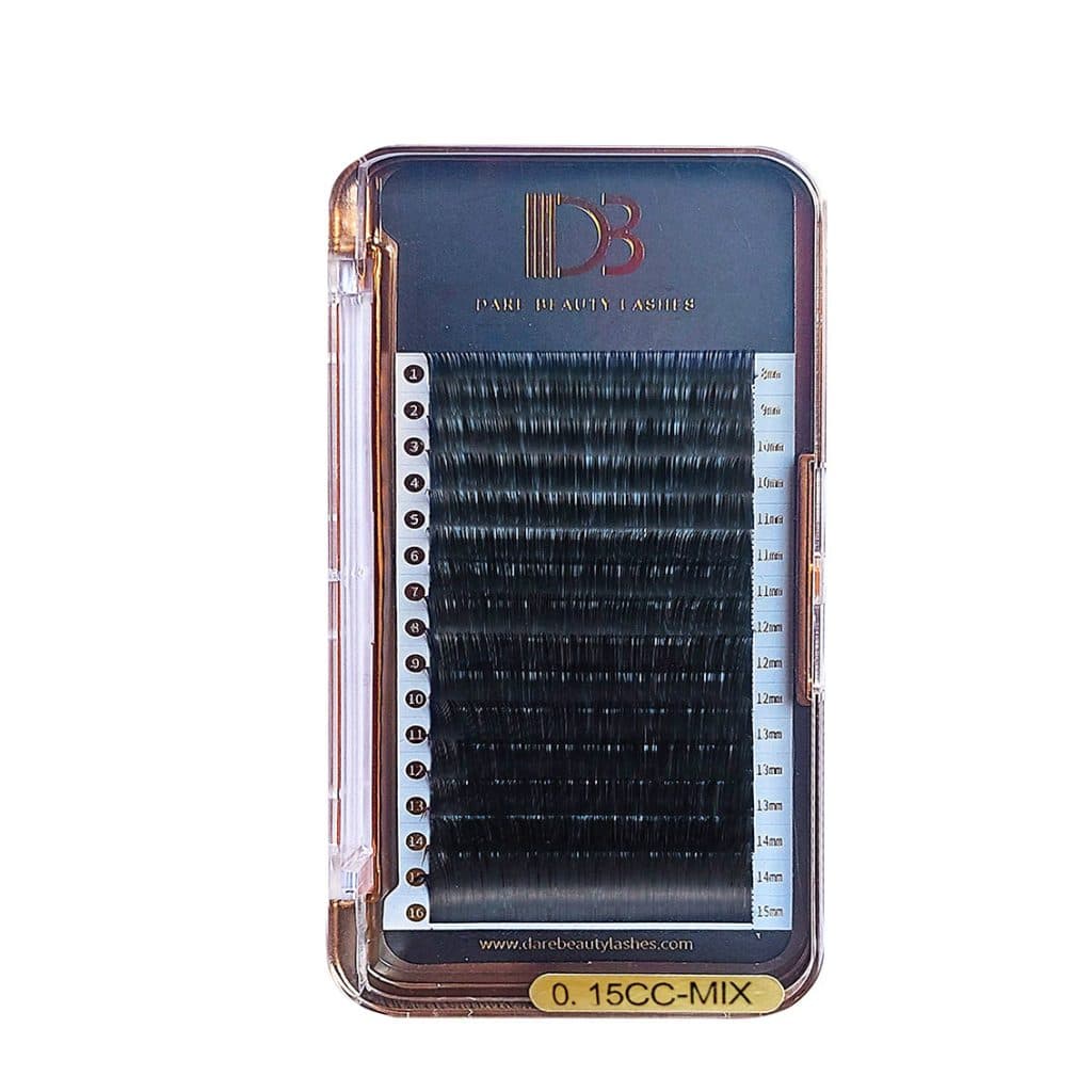 پالت مژه اکستنشن دی بی DB کد 0.15CC-MIX — تصویر ۲