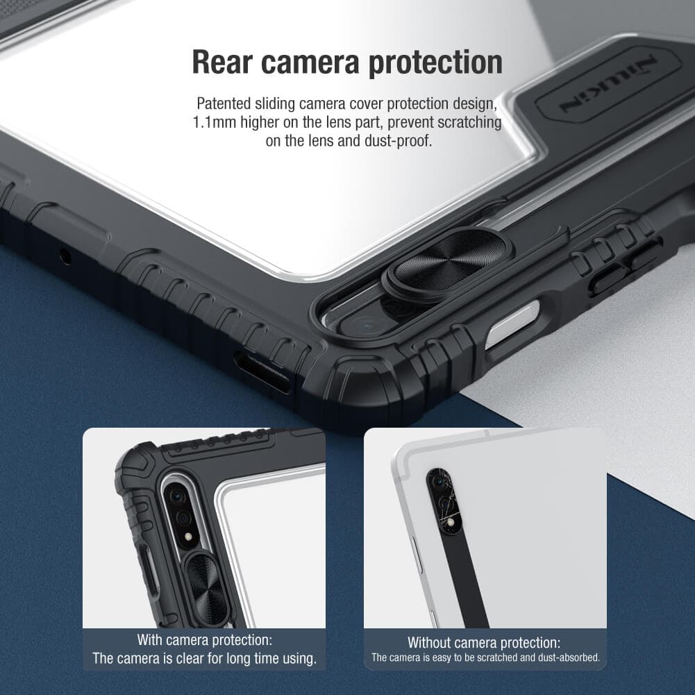 کیف bumper leather نیلکین برای تبلت سامسونگ tab S8 — تصویر ۸