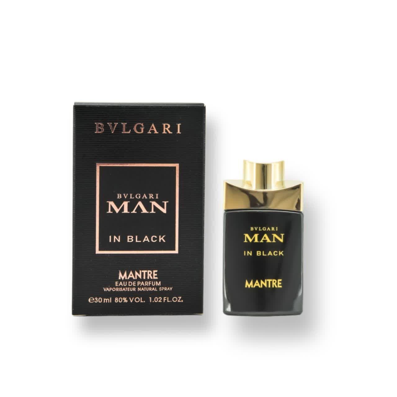عطر جیبی مردانه مانتره مدل BVLGARI MAN IN BLACK حجم 30 میلی لیتر — تصویر ۳