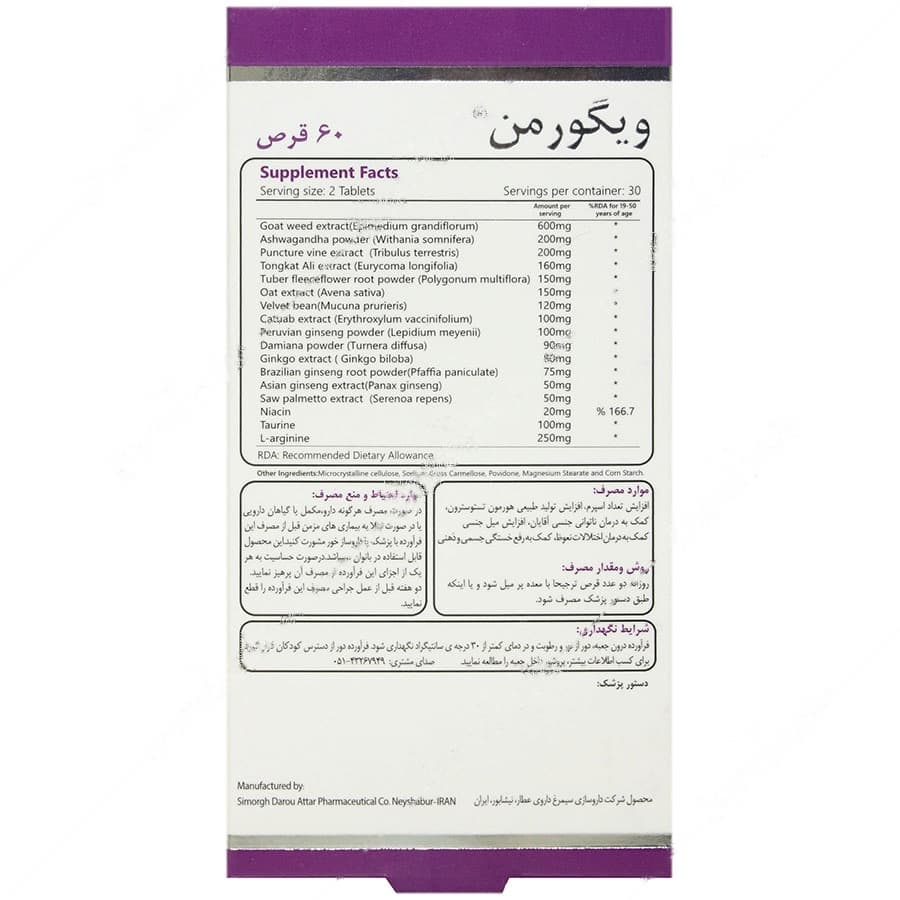 ویگورمن 60 عددی — تصویر ۲