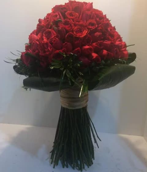 دسته گل رز هلندی کد 490