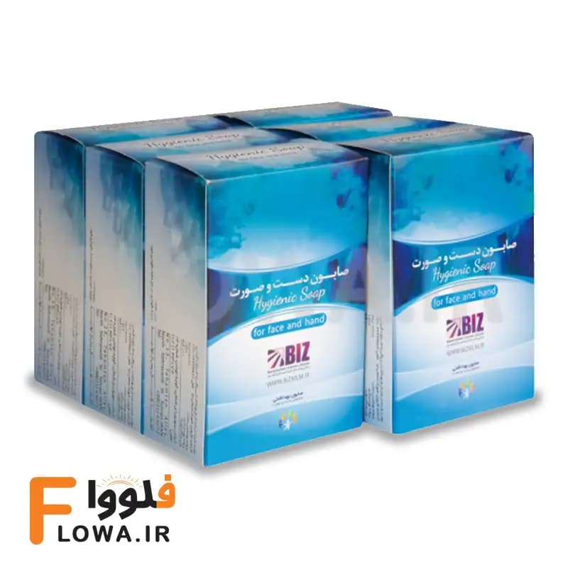 صابون زیبایی بیز (BIZ) پک 6 عددی — تصویر ۳
