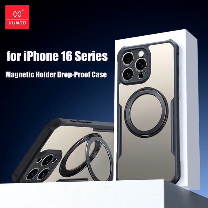قاب شفاف ژاند مدل Rotating 360 magnetic برای iphone 16 Pro Max — تصویر ۳