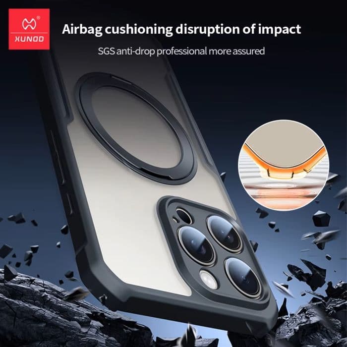 قاب شفاف ژاند مدل Rotating 360 magnetic برای iphone 16 Pro Max — تصویر ۶