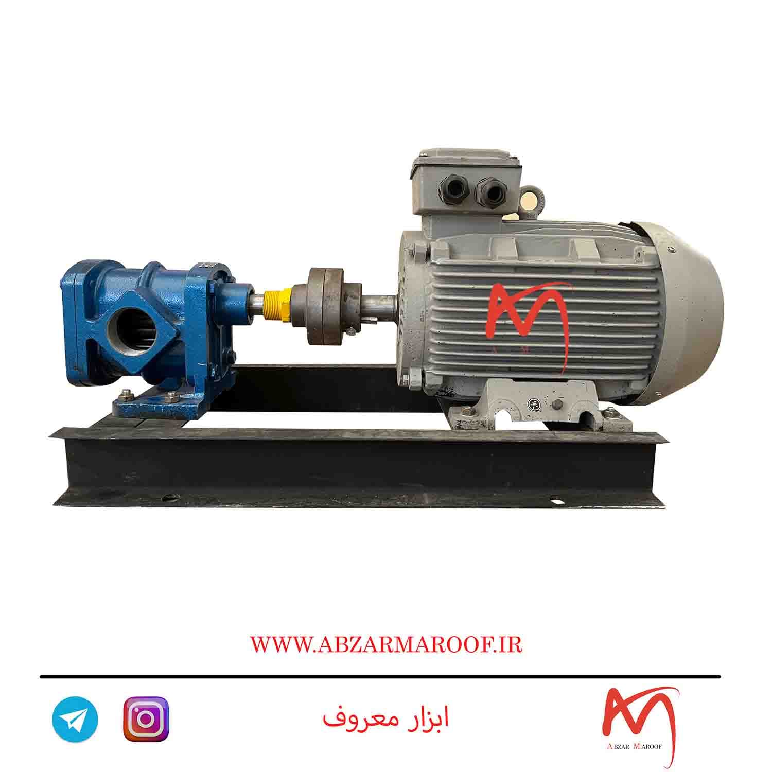 پمپ دنده ای غلیظ کش 2 اینچ با دینام ایرانی — تصویر ۵