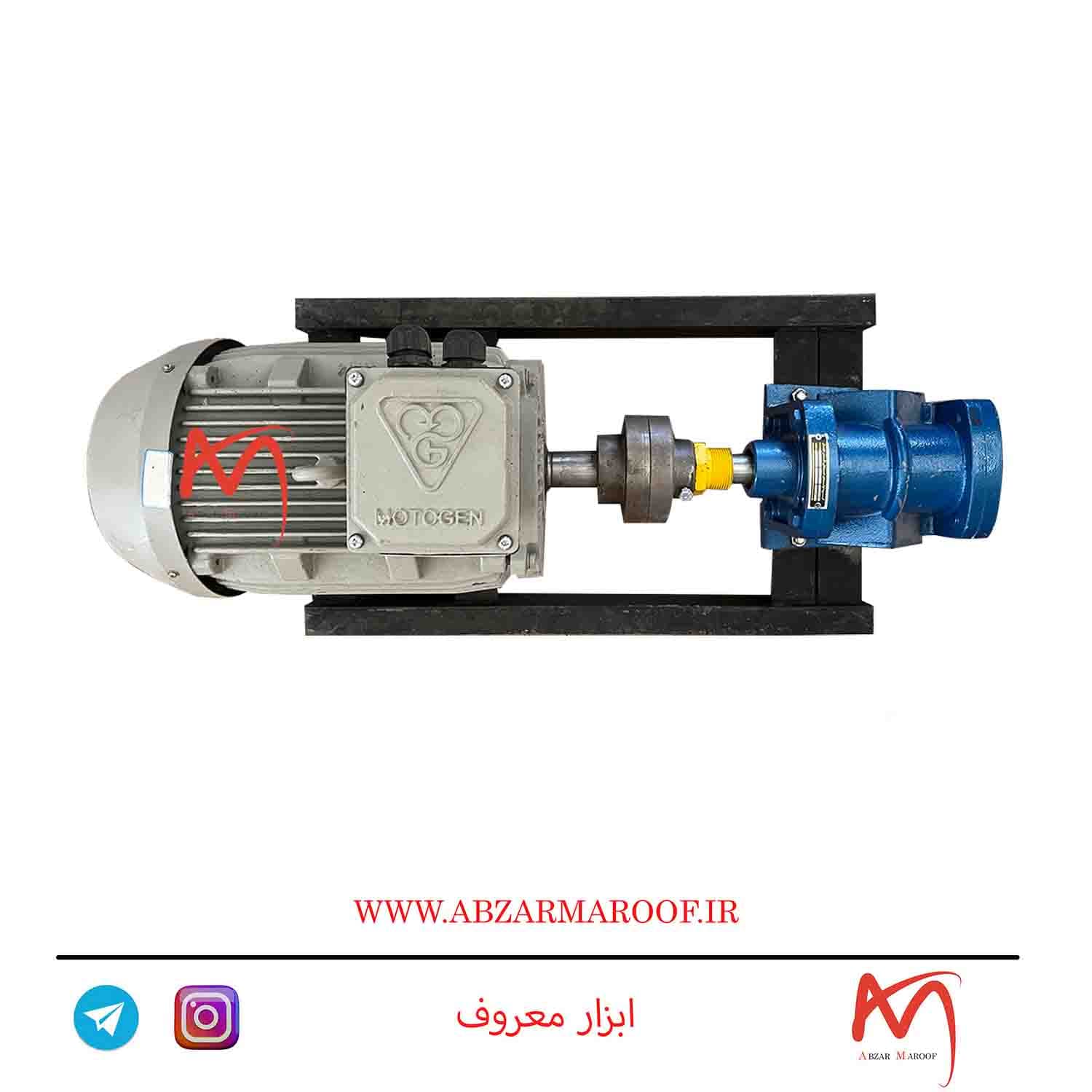 پمپ دنده ای غلیظ کش 2 اینچ با دینام ایرانی — تصویر ۲