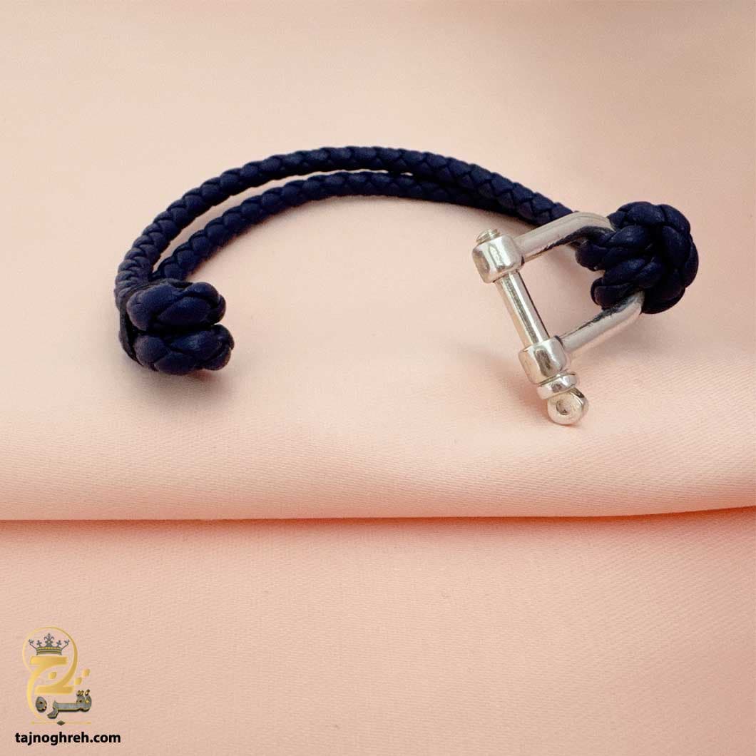 دستبند امگا نقره مردانه نعل اسپرت مدل BSM B90 — تصویر ۳