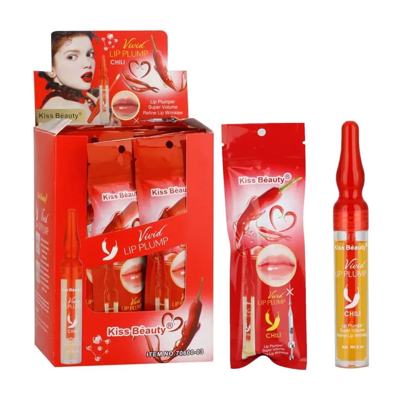 حجم‌ دهنده لب فلفلی کیس بیوتی | لب‌های حجیم و درخشان با عصاره فلفل قرمز – 5ml — تصویر ۲