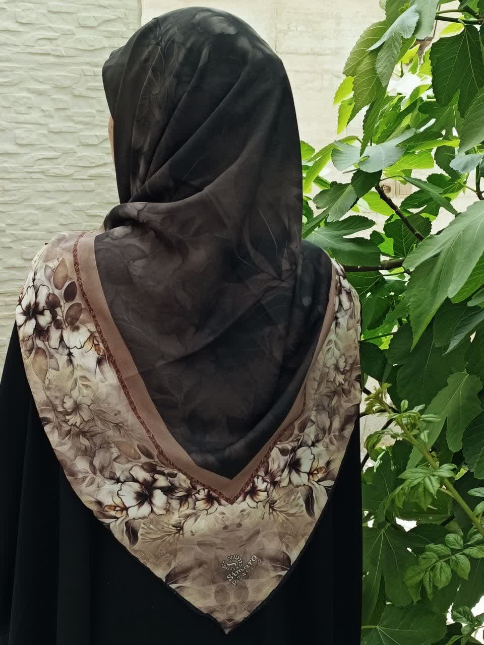 روسری حریر کرپ 140 سیمارو P3406
