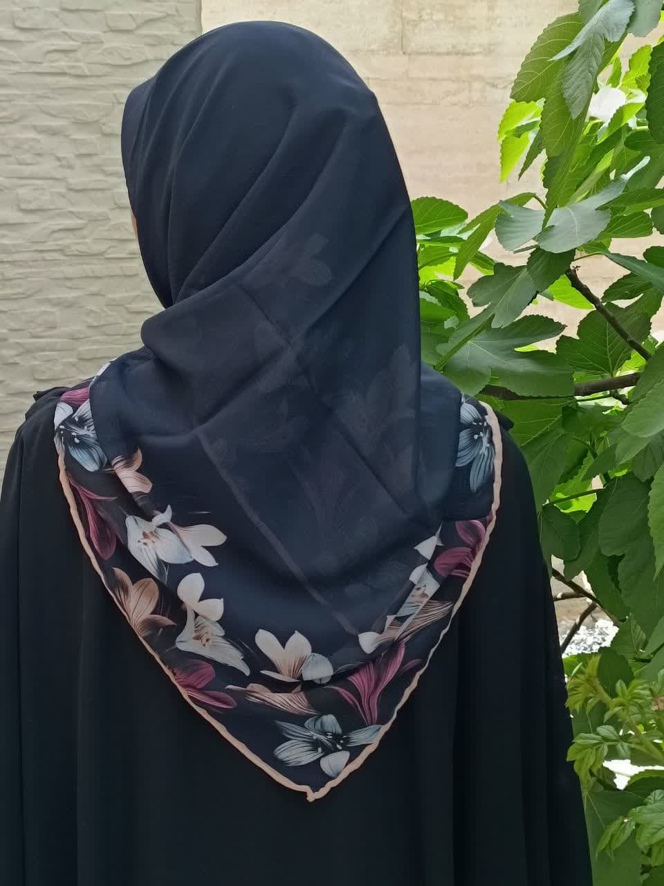 روسری حریر کرپ 110 سیمارو P3465 — تصویر ۲