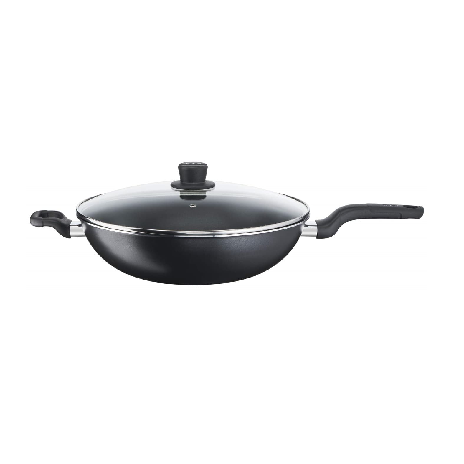 ماهی تابه ووک دربدار تفال سایز 36 مدل tefal cook easy BS039296 — تصویر ۲