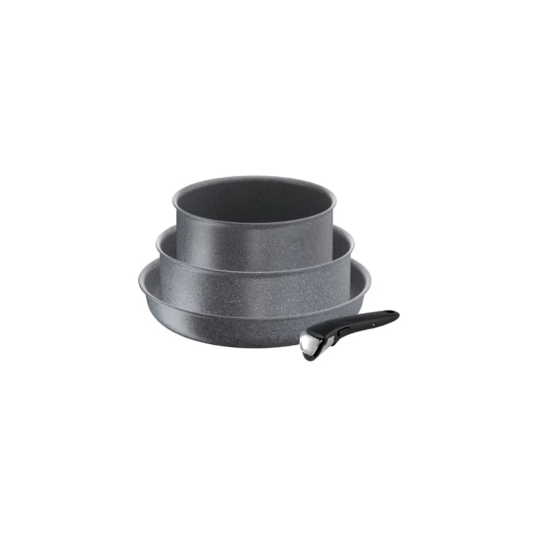 سرویس قابلمه اینداکشن سرامیکی 4 پارچه تفال مدل Tefal MINERALIA FORCE L6829302