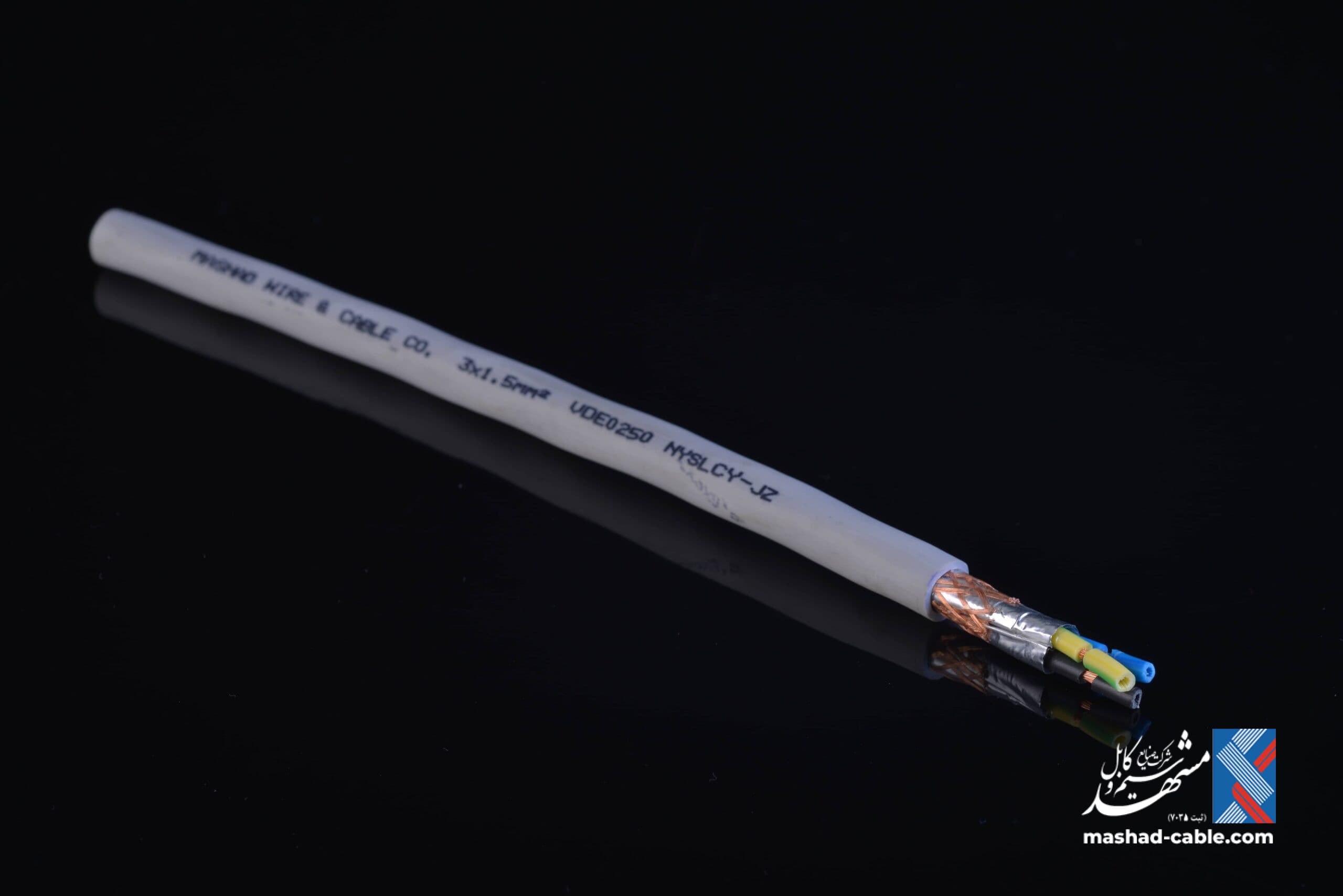 کابل نسوز شیلد دار 3 در 1.5 مشهد