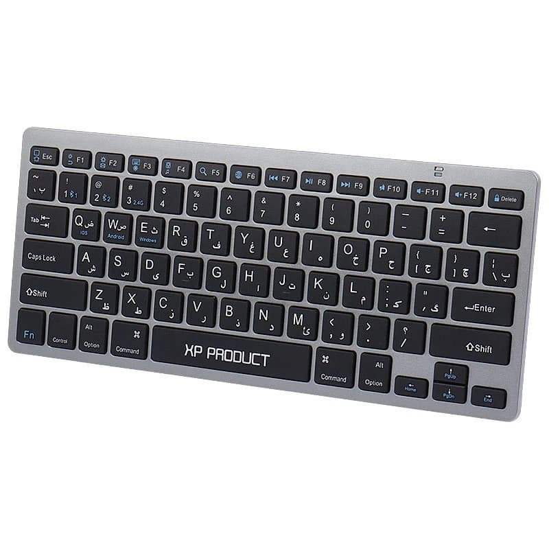 کیبورد بی سیم ایکس پی-پروداکت مدل XP-4600K، سوییچ ممبران، Tenkeyless — تصویر ۸