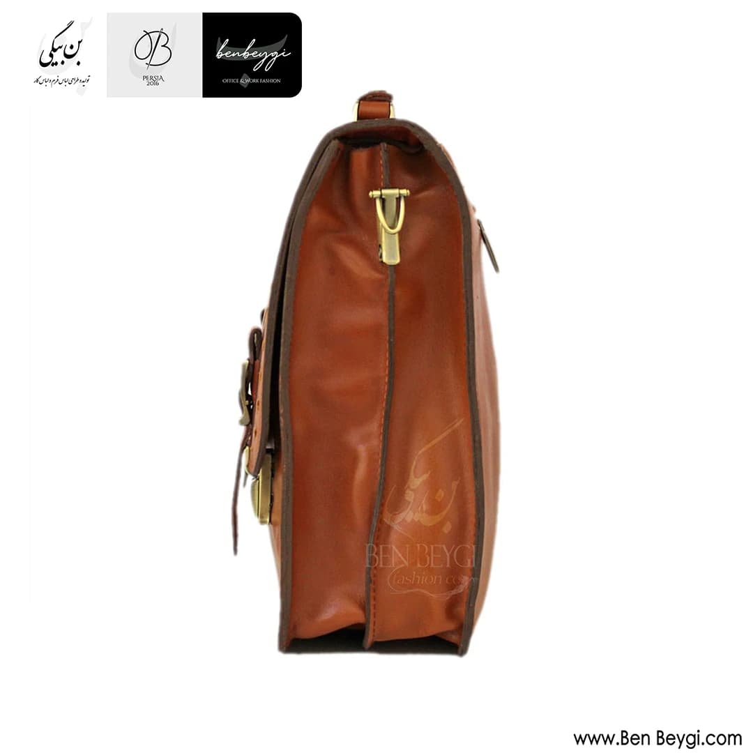 کیف دیپلمات چرمی قفل مخفی کد FA-LB419-32887 — تصویر ۵