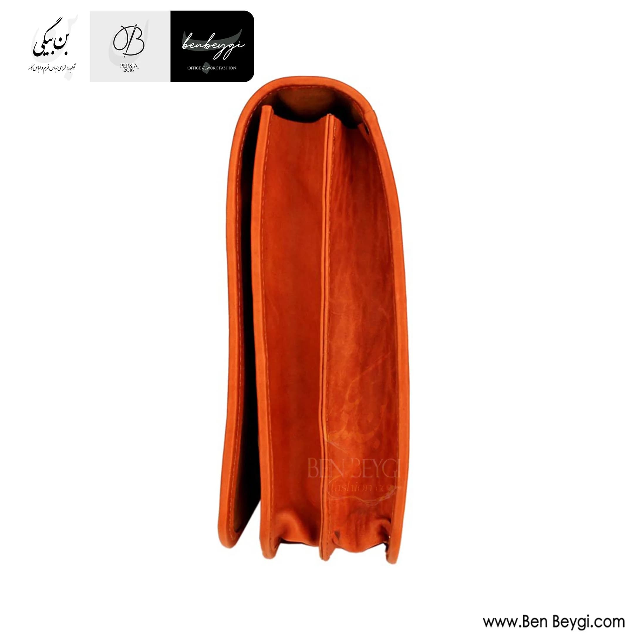 کیف دیپلمات چرمی قفل مخفی کد FA-LB414-32877 — تصویر ۲