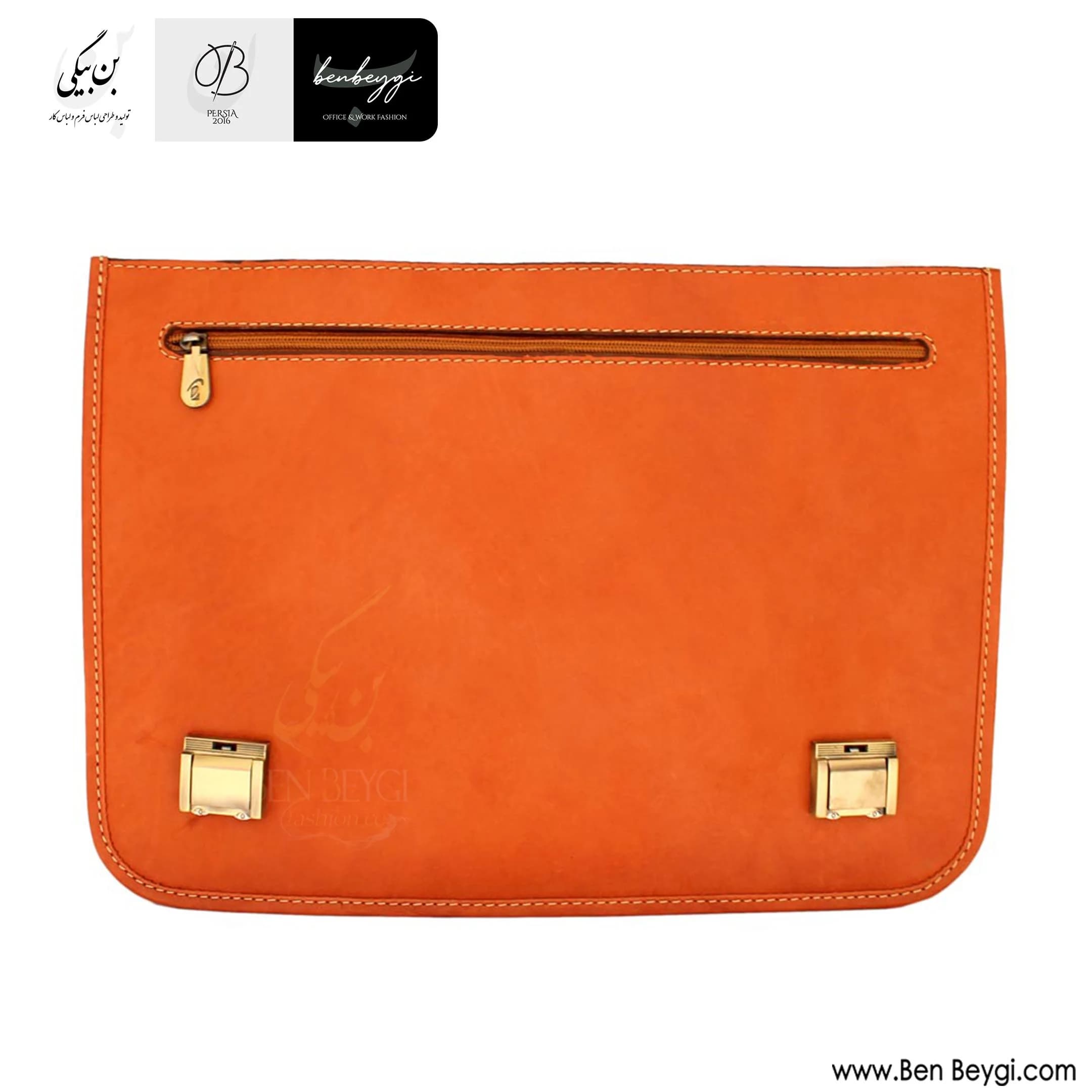 کیف دیپلمات چرمی قفل مخفی کد FA-LB414-32877 — تصویر ۴