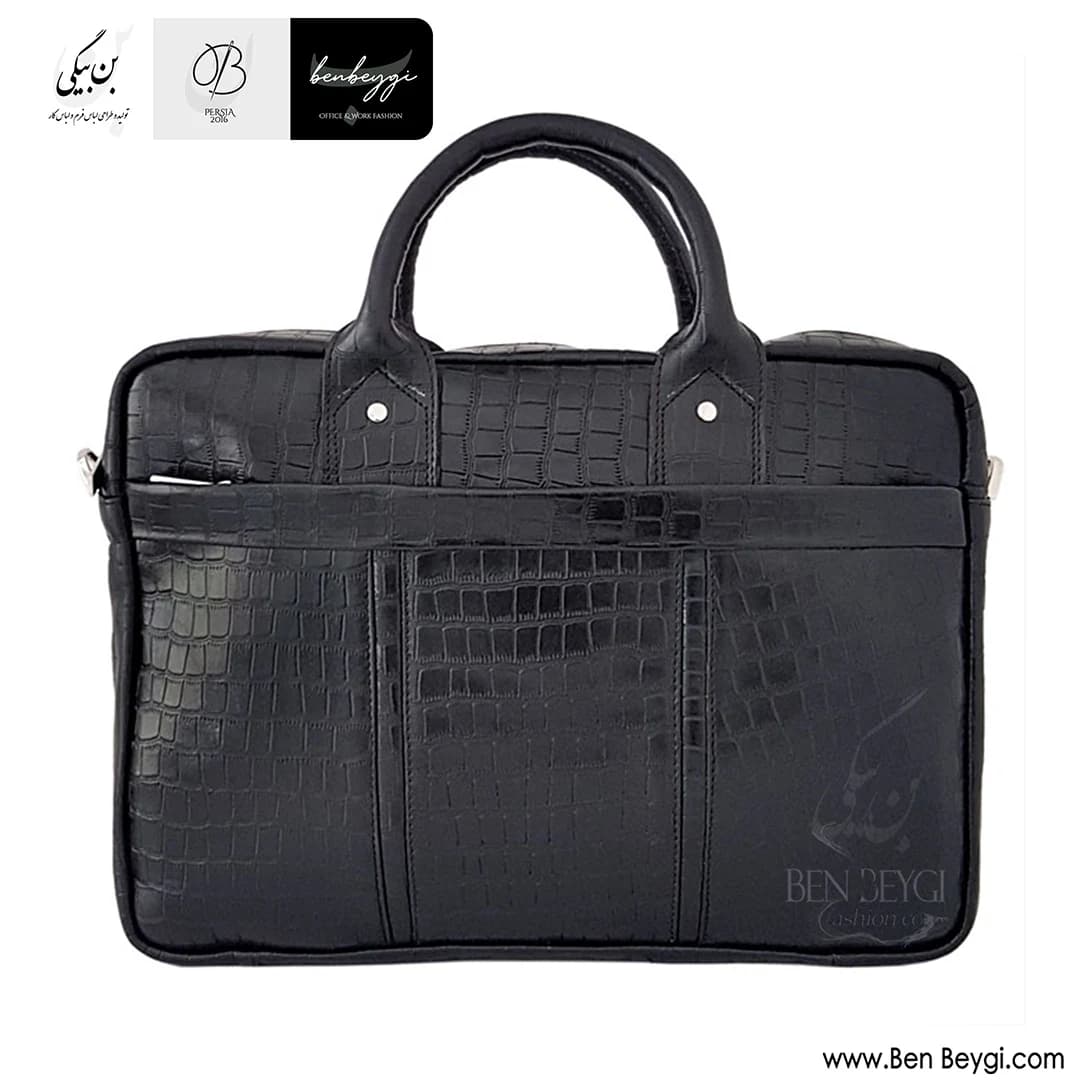 کیف اداری و لپ تاپ اسپرت چرم طبیعی کد FA-LB434-32856