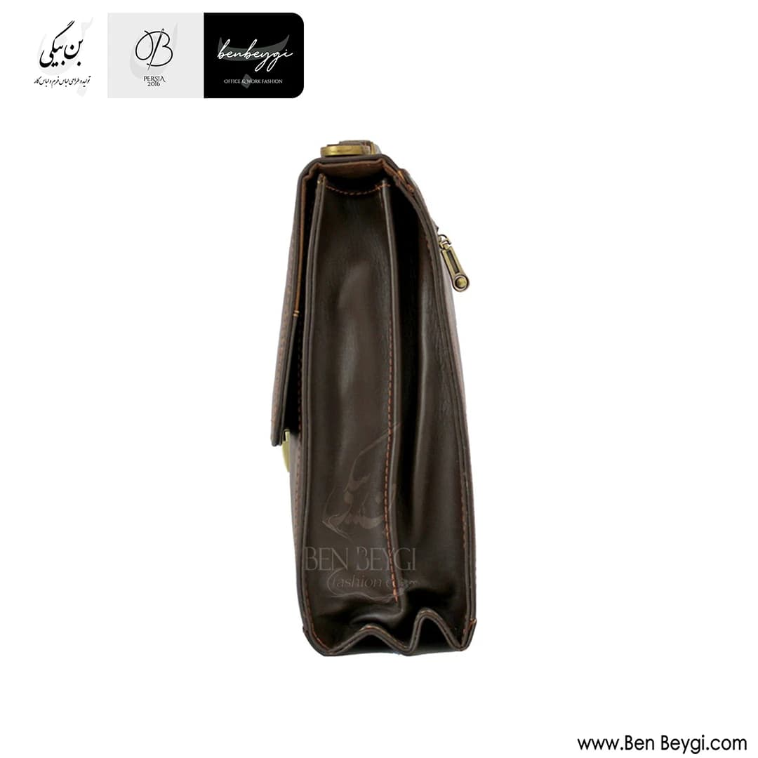 کیف اداری چرم طبیعی کد FA-LB401-32809 — تصویر ۷