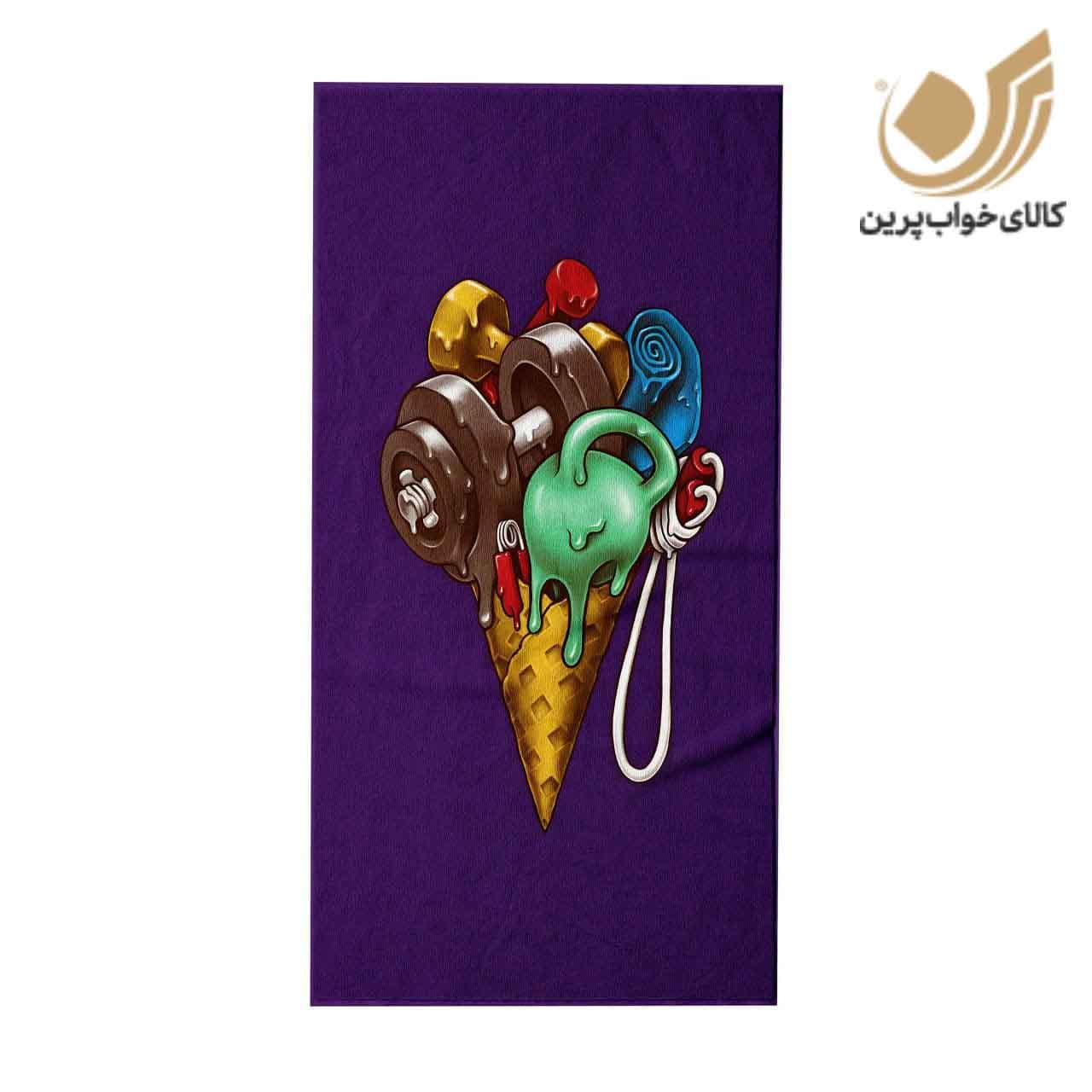 حوله باشگاهی میکروفایبر طرح فانتزی دخترانه28