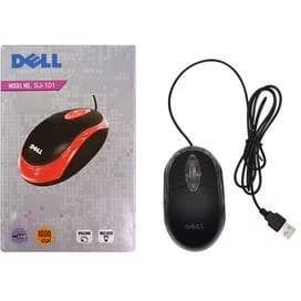 ماوس اپتیکال USB مدل SJ-101 برند DELL با رزولوشن 1000 dpi — تصویر ۲