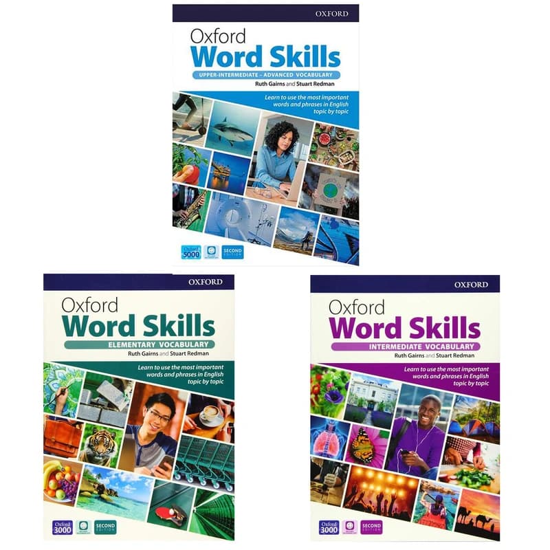 کتاب Oxford Word Skills Second Edition سه جلدی کد B2142