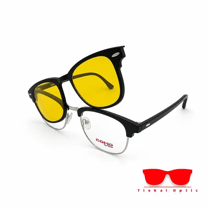 عینک طبی آفتابی ۵ کاوره برند COMO مدل TR2218 — تصویر ۲