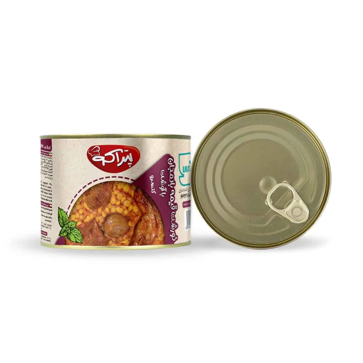 کنسرو خورشت قیمه بادمجان با گوشت 450 گرم — تصویر ۳