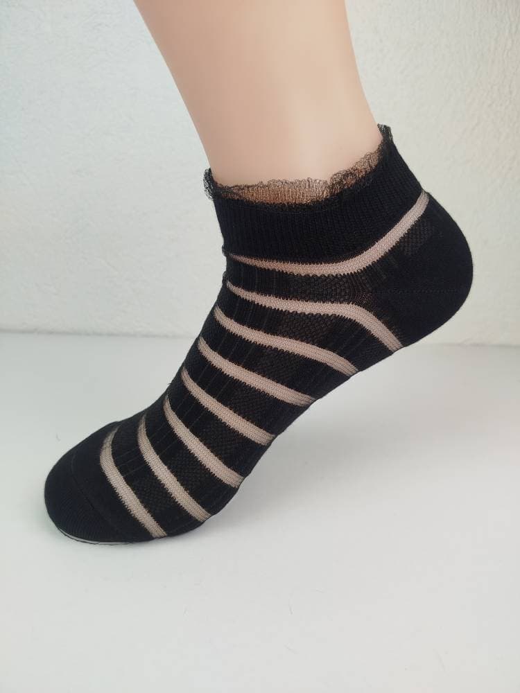 جوراب شیشه ای پنبه برندMLDکد 700-15