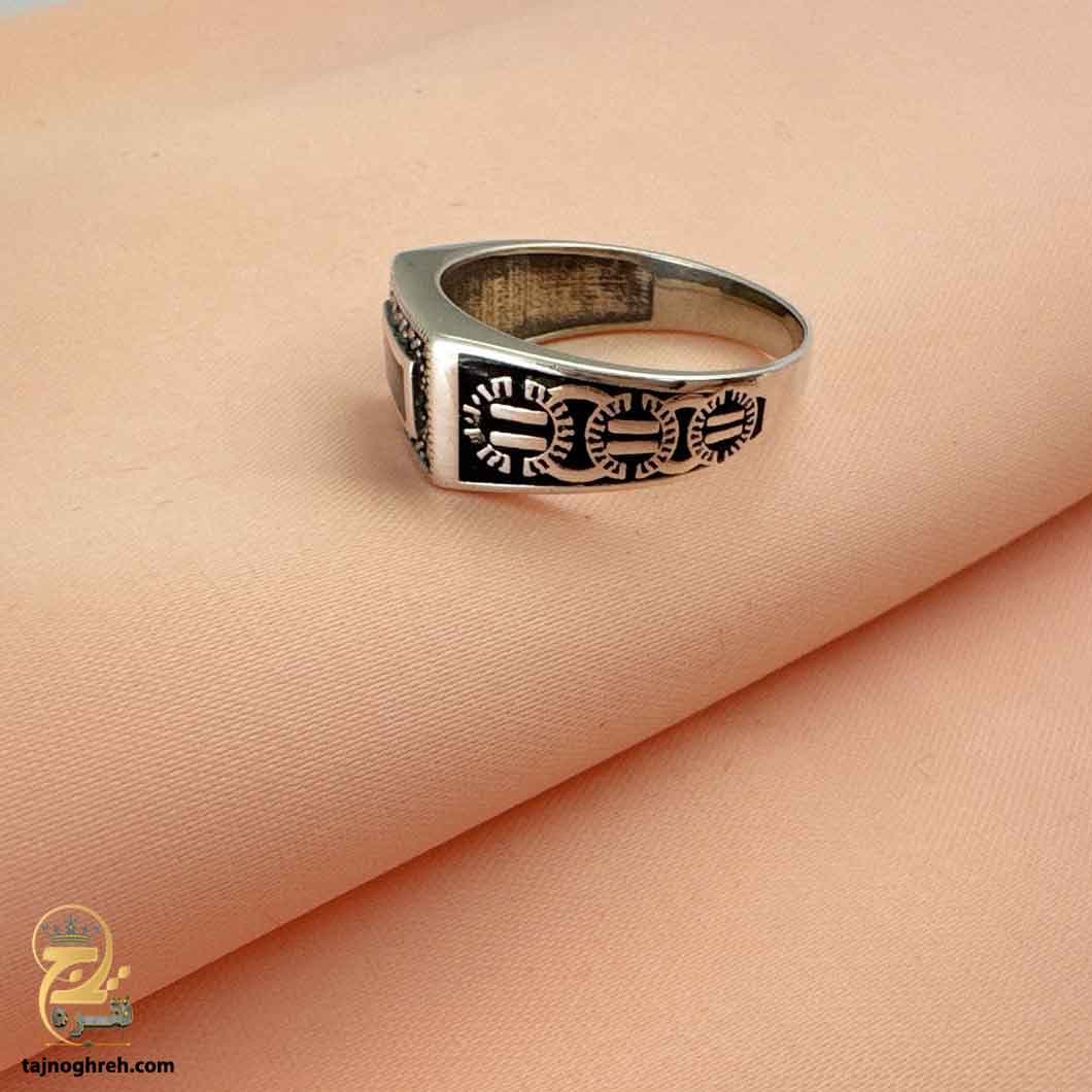 انگشتر نقره مردانه اسپرت ترک مدل RSM K107 — تصویر ۴