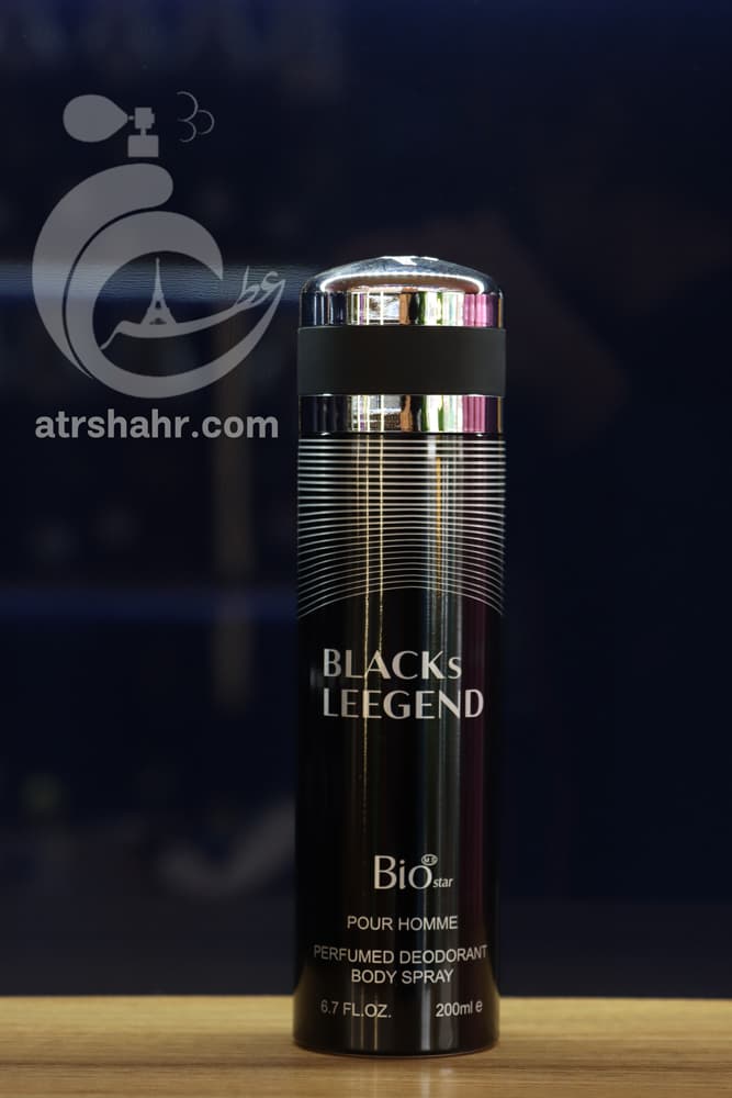 اسپری خوشبوکننده بدن بیو استار [رایحه بلکس لجند] BIO STAR BLACKS LEEGEND