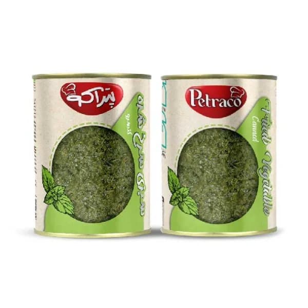 کنسرو سبزی سرخ شده قورمه سبزی 380 گرم — تصویر ۴