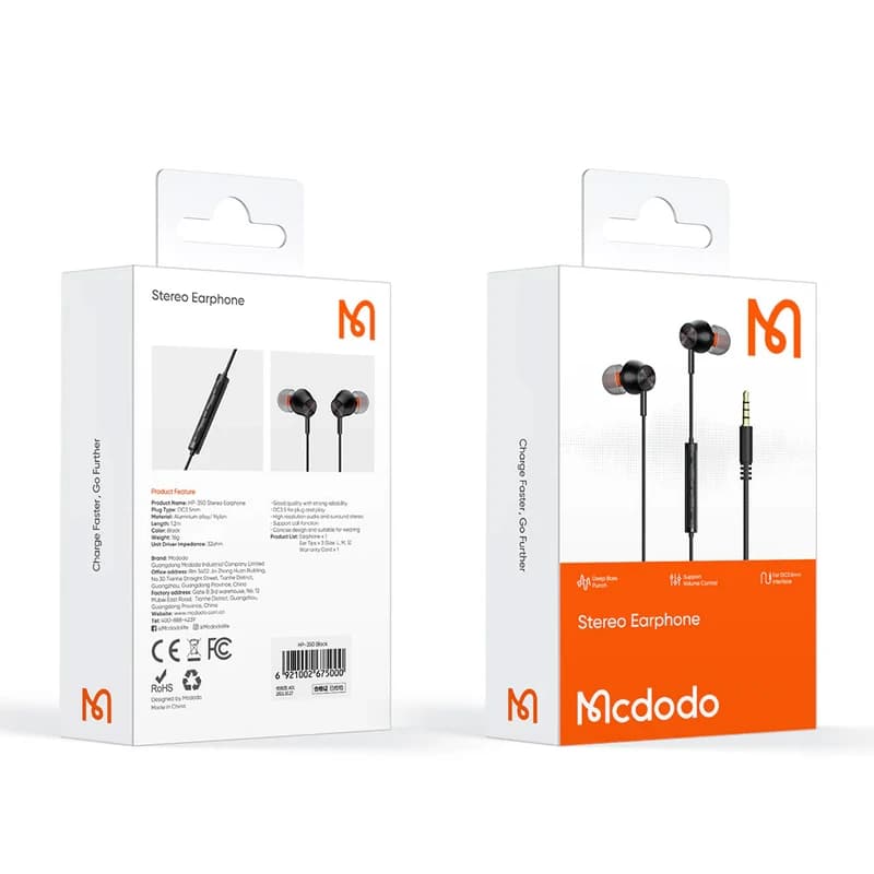 هندزفری سیمی مک دودو Mcdodo HP-3500 — تصویر ۳