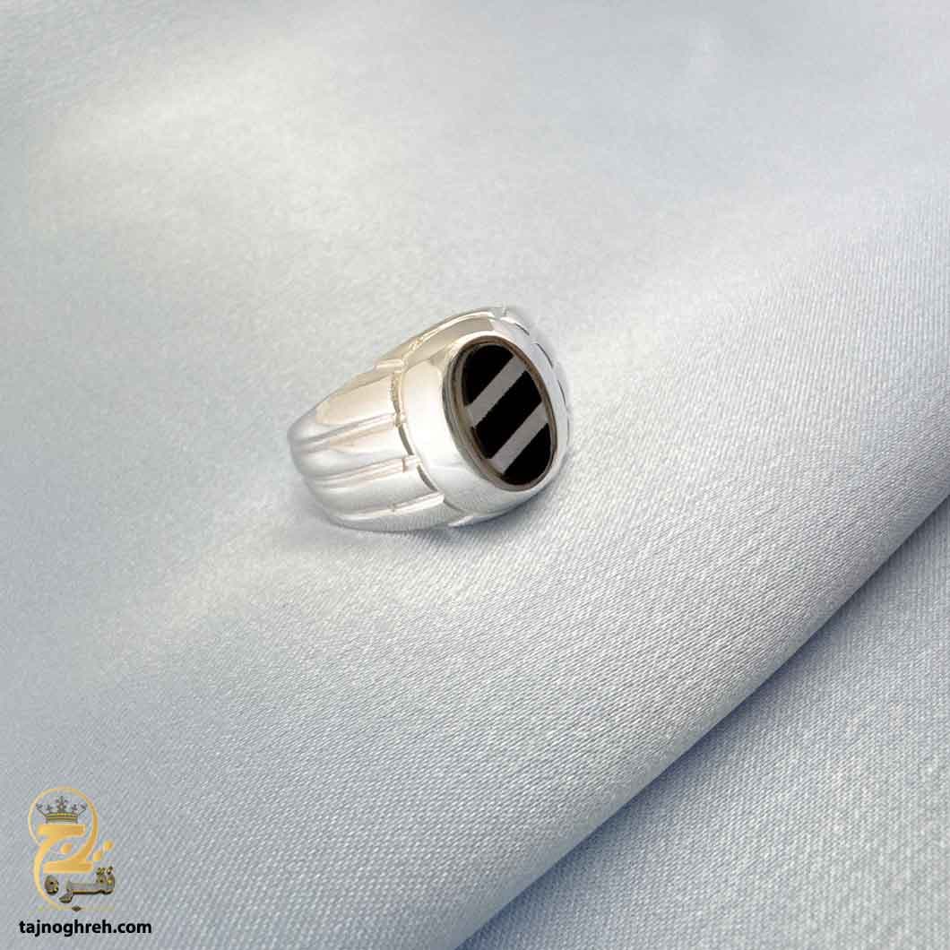 انگشتر نقره مردانه شیک مدل RSM K106 — تصویر ۵