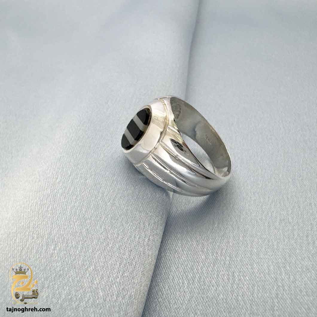 انگشتر نقره مردانه شیک مدل RSM K106 — تصویر ۴
