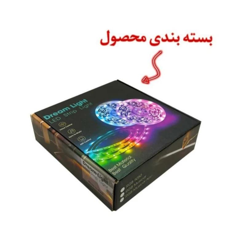 ریسه ال ای دی دریم لایت مدل پشت تی وی RGB کد B21353