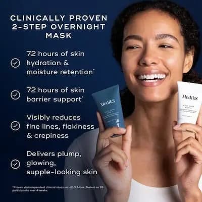 ماسک معجزه‌گر دو مرحله‌ای آبرسان مدیک‌ایت | Medik8 H.E.O. Mask — تصویر ۳