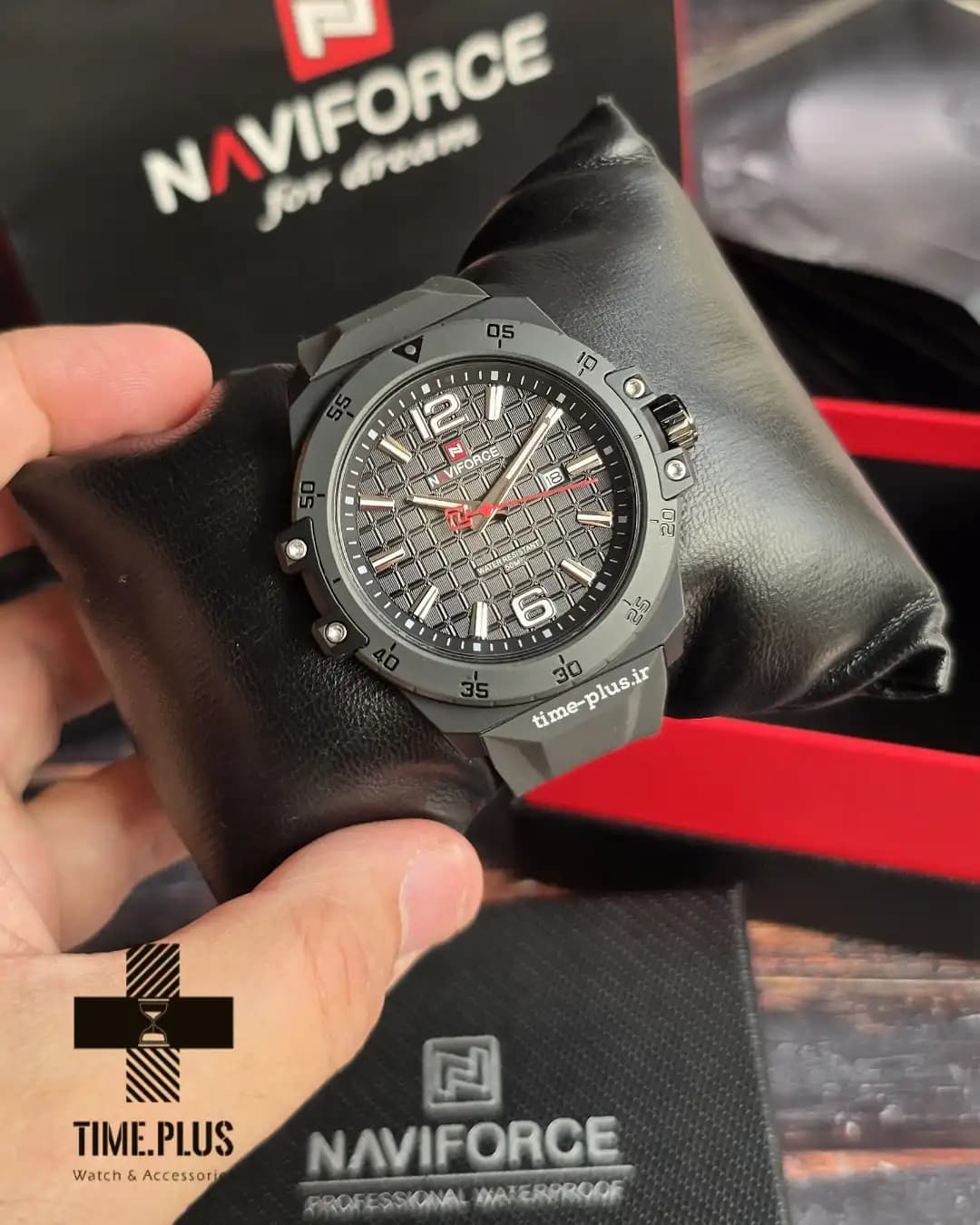 ساعت نیوی فورس مردانه طوسی اورجینال مدل NF7122 — تصویر ۷