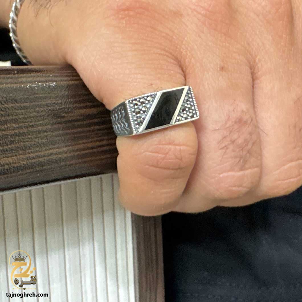 انگشتر اسپرت نقره مردانه مدل RSM K104 — تصویر ۲