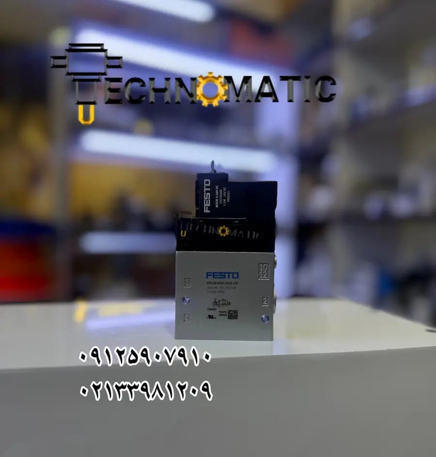 شیر برقی فستو مدل CPE18-M1H-3GLS-1/4 سایز 1/4