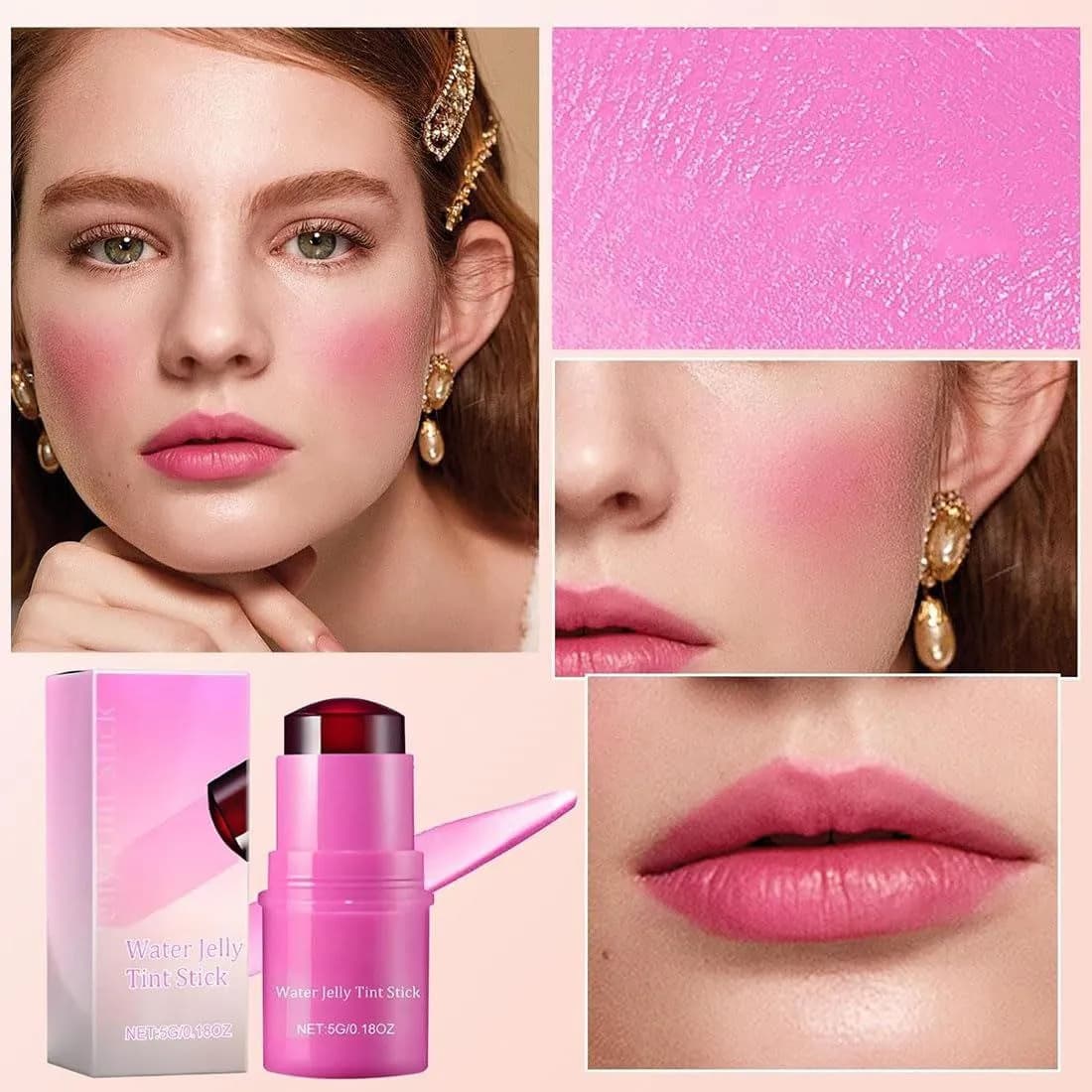 تینت ژلی لب و گونه میلک فول سایز 5g موجود در دو رنگ — تصویر ۵