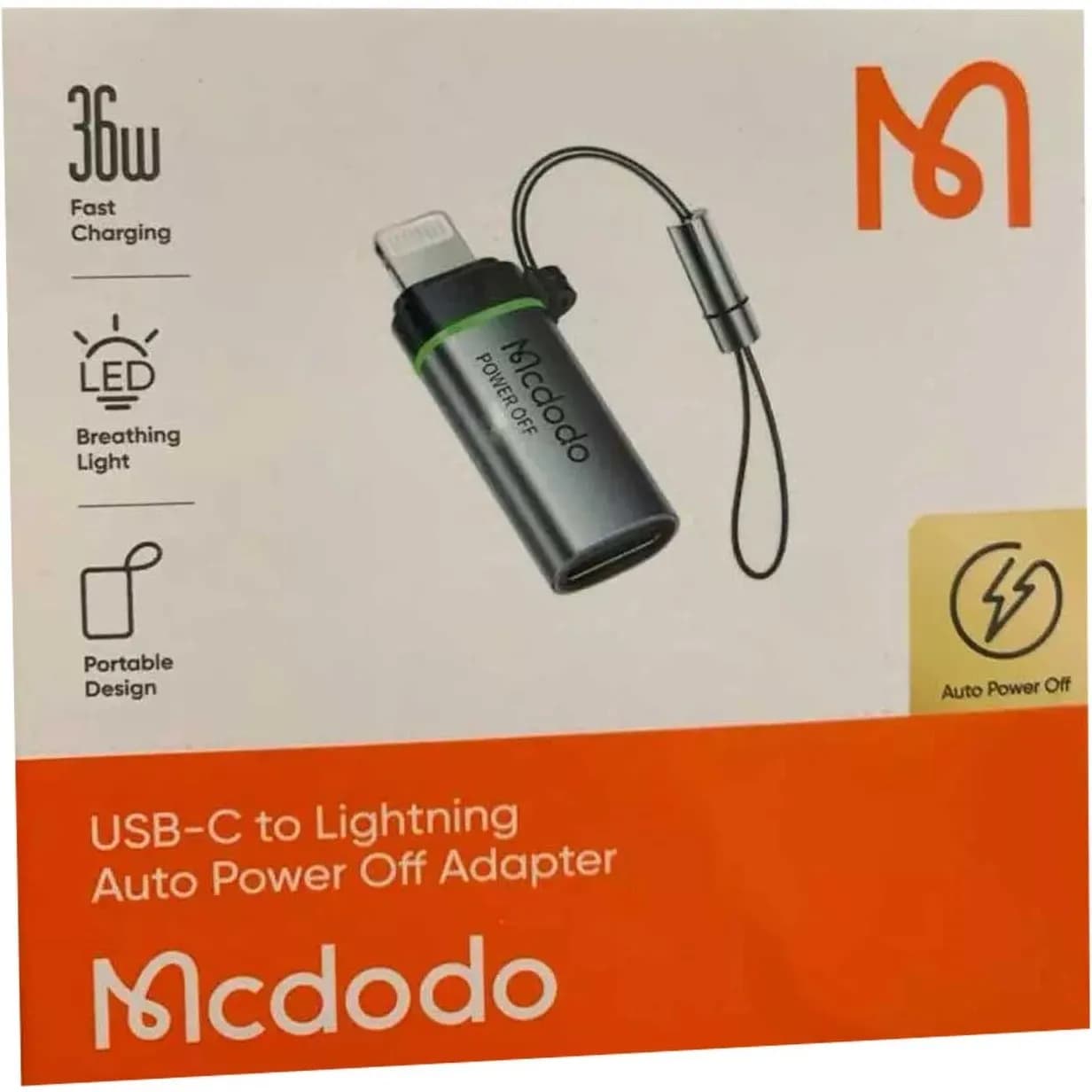 تبدیل لایتنینگ به Type-C مک دودو Mcdodo OT-259 توان 36 وات — تصویر ۶