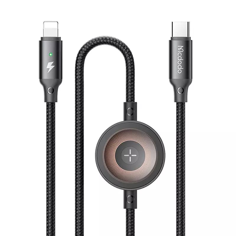 کابل لایتنینگ به Type-C و شارژر اپل واچ مک دودو Mcdodo CA-568 Cable Wireless Charger توان 36 وات