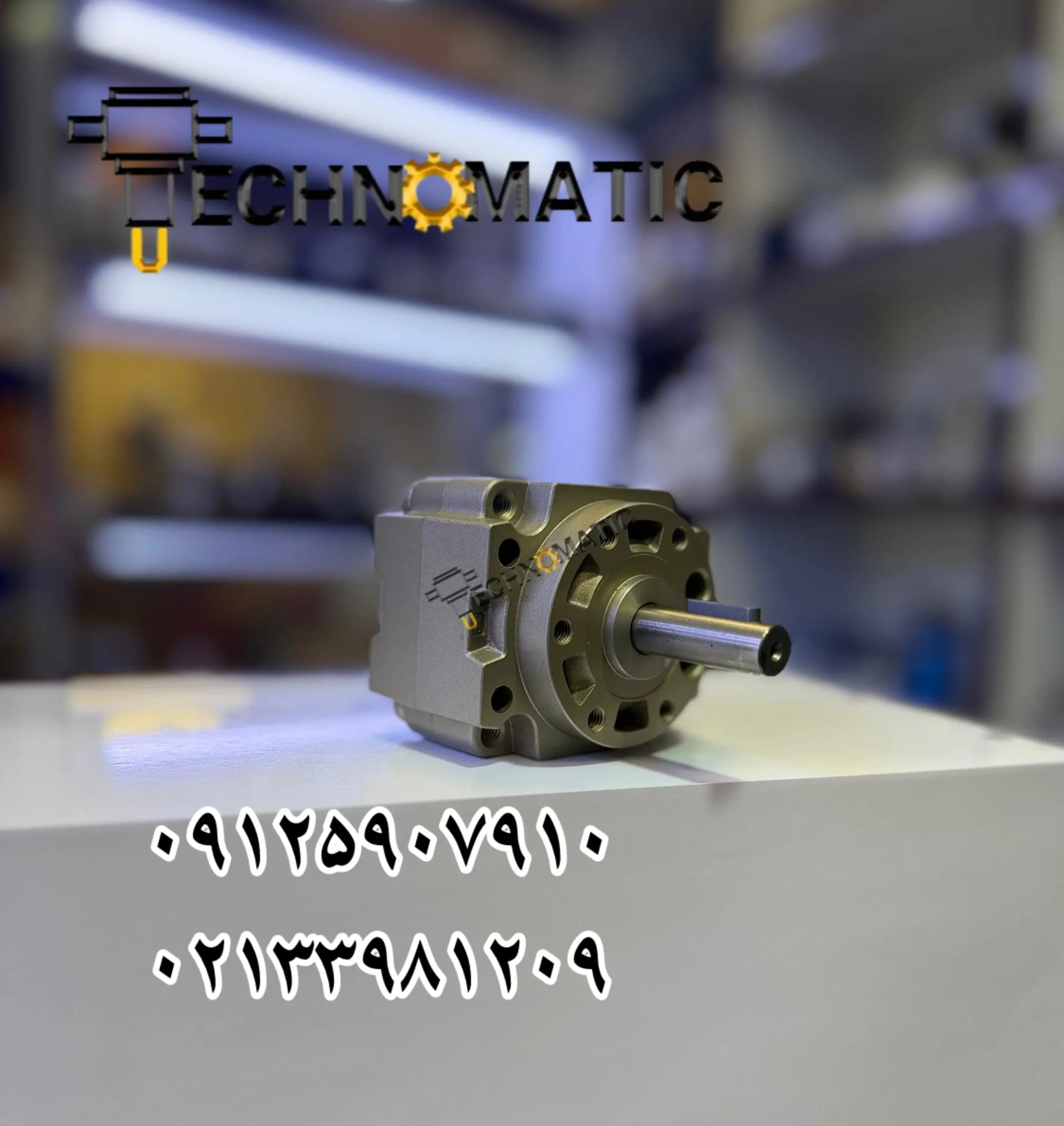 جک چرخشی SMC CRB1BW50-90S |جک چرخشی ۹۰ درجه SMC قطر ۵۰ — تصویر ۲