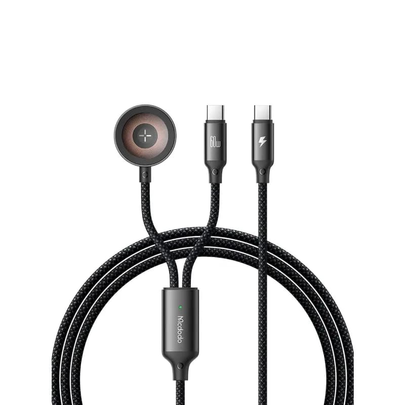 کابل Type-C به Type-C و شارژر اپل واچ مک دودو Mcdodo CA-220 Cable Wireless Charger توان 60 وات