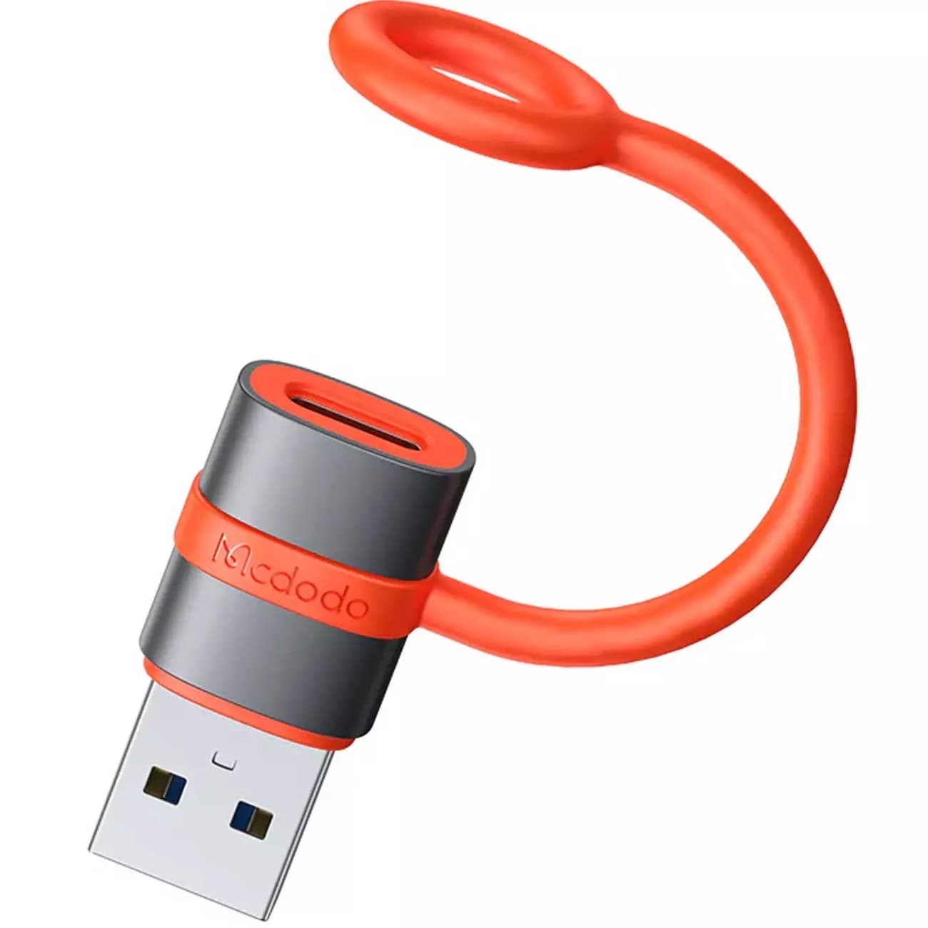 تبدیل OTG یو اس بی به تایپ سی مک دودو Mcdodo OT-3800 Silicone Hook — تصویر ۵