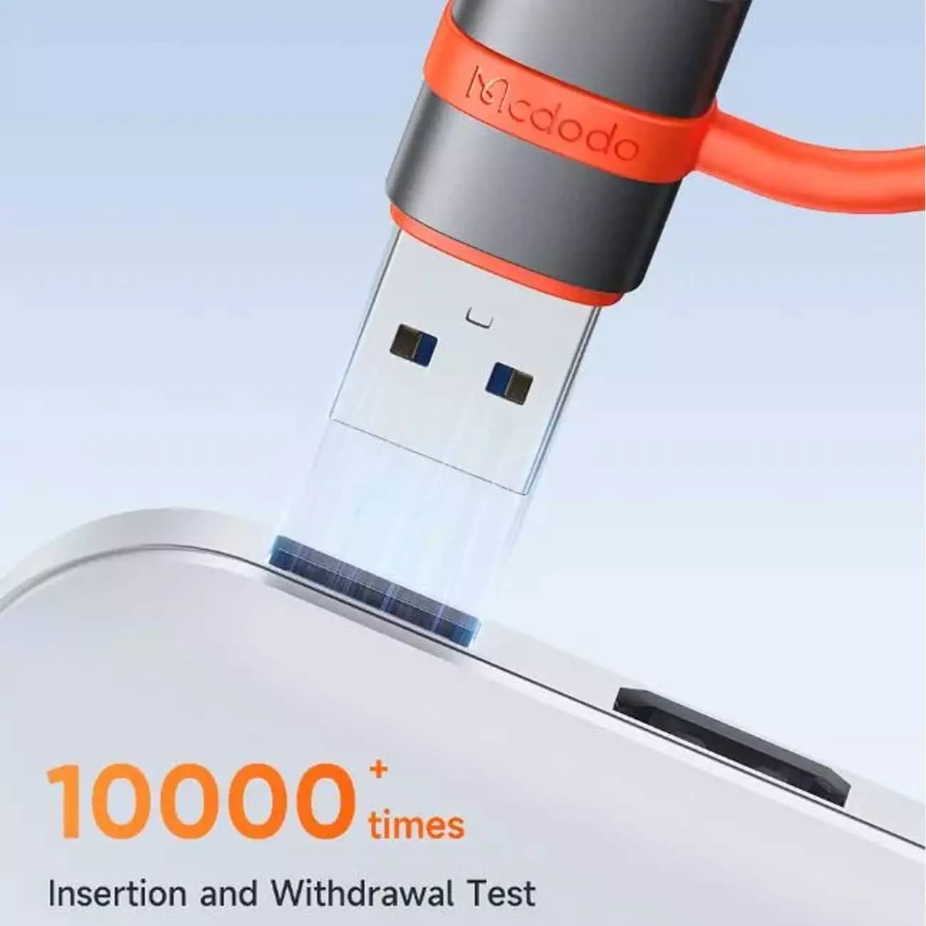 تبدیل OTG یو اس بی به تایپ سی مک دودو Mcdodo OT-3800 Silicone Hook — تصویر ۶