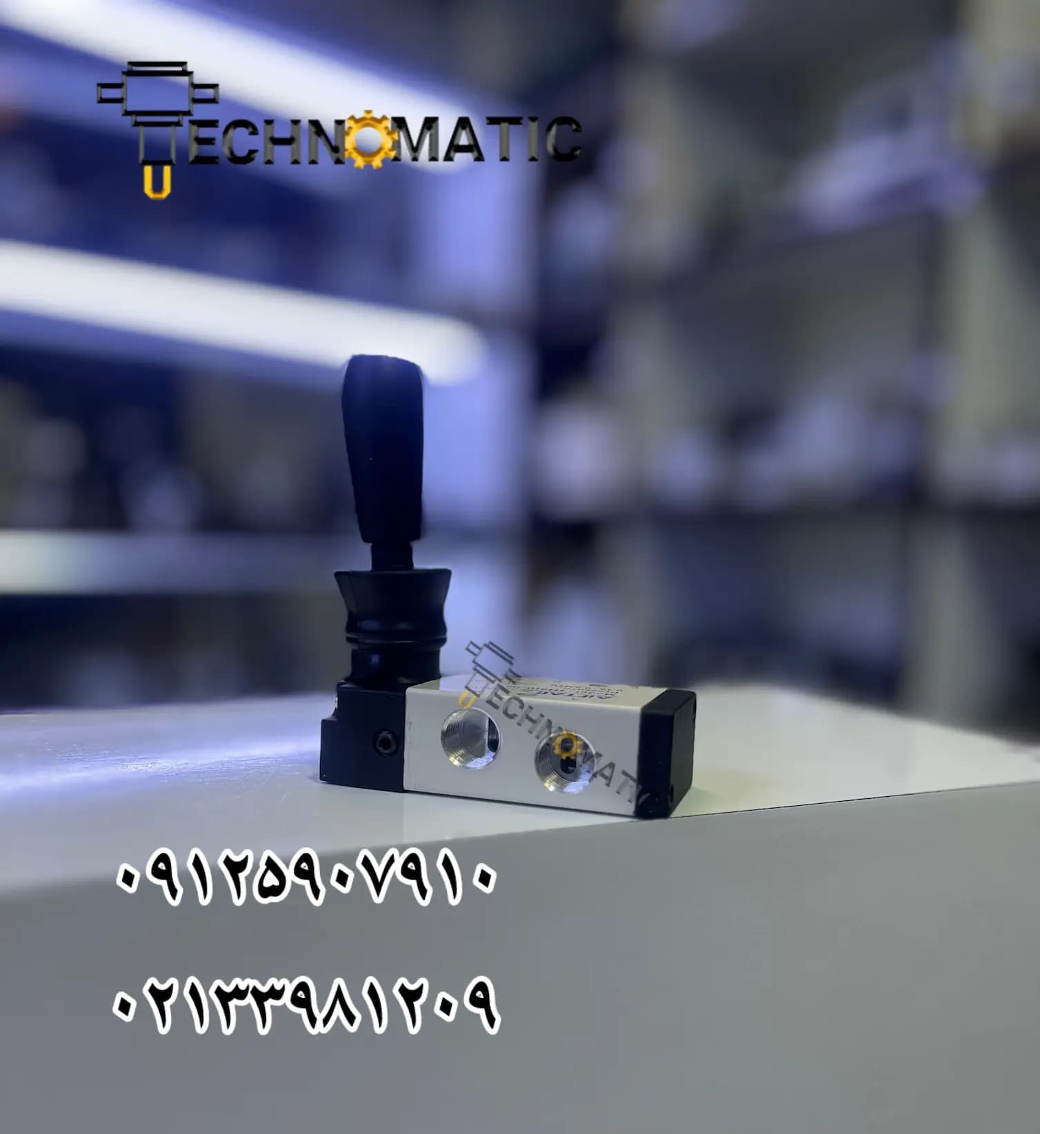 شیر دستی پنوماتیک 5/2 سایز 1/2مدل 4H410-15 — تصویر ۲