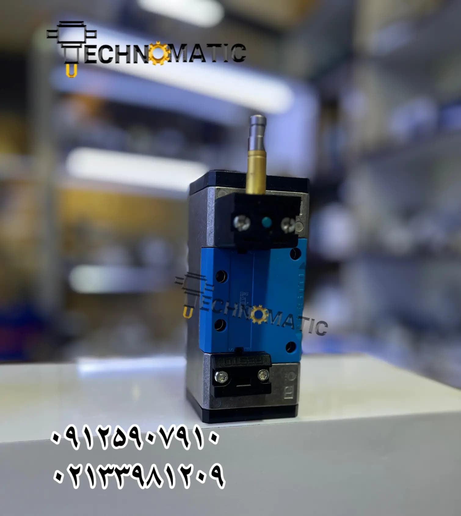 شیر برقی تک بوبین ایزو MFH-5/2-D-2-C فستو — تصویر ۲